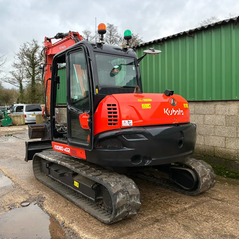 8T Excavator Kubota KX080-4a2 2021